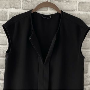 J Crew V-Neck with Hook and Eye Closure